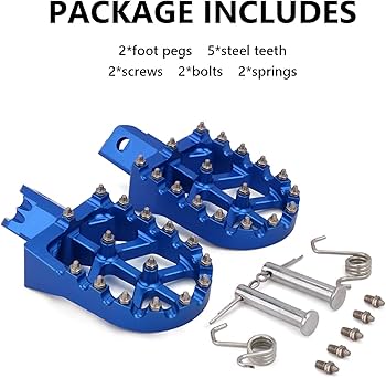 Amazon.com: AnXin Foot Pegs Motorcycle Universal CNC Footpeg